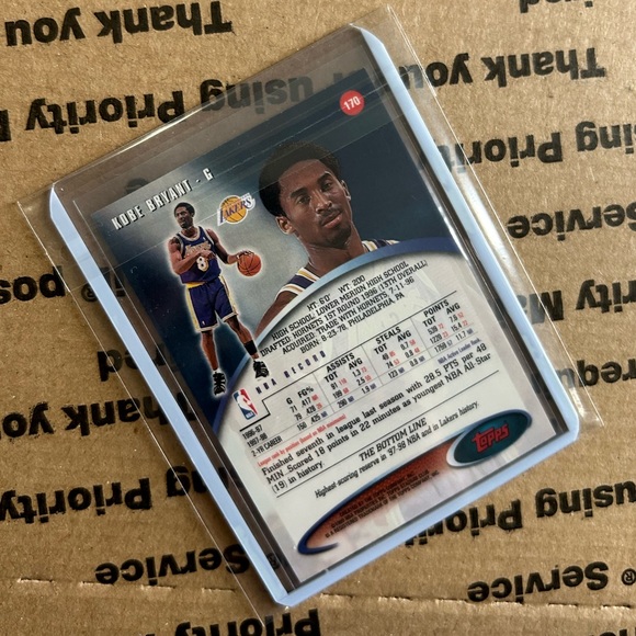 Kobe Bryant ‘99 Topps Stadium Club Card No. 170 - Picture 4 of 6